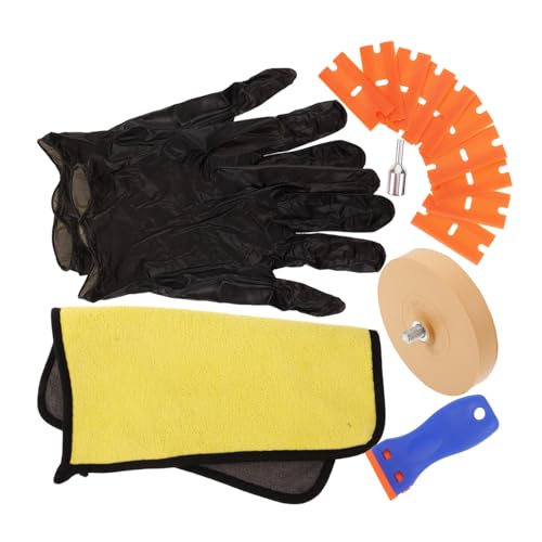 Ciieeo Decal Removal Tool 1 Set Pneumatic Rubber Removal Disc Eraser Wheel for Drill Auto Detailing Supplies Decal Eraser Wheel Adhesive Remover Kit