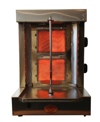 Spinning Grillers Shawarma Vertical Broiler 5 In 1 Rotisserie Backyard Grill- Propane Gas- Meat Capacity 15Lbs -Non-Commercial #TOP2