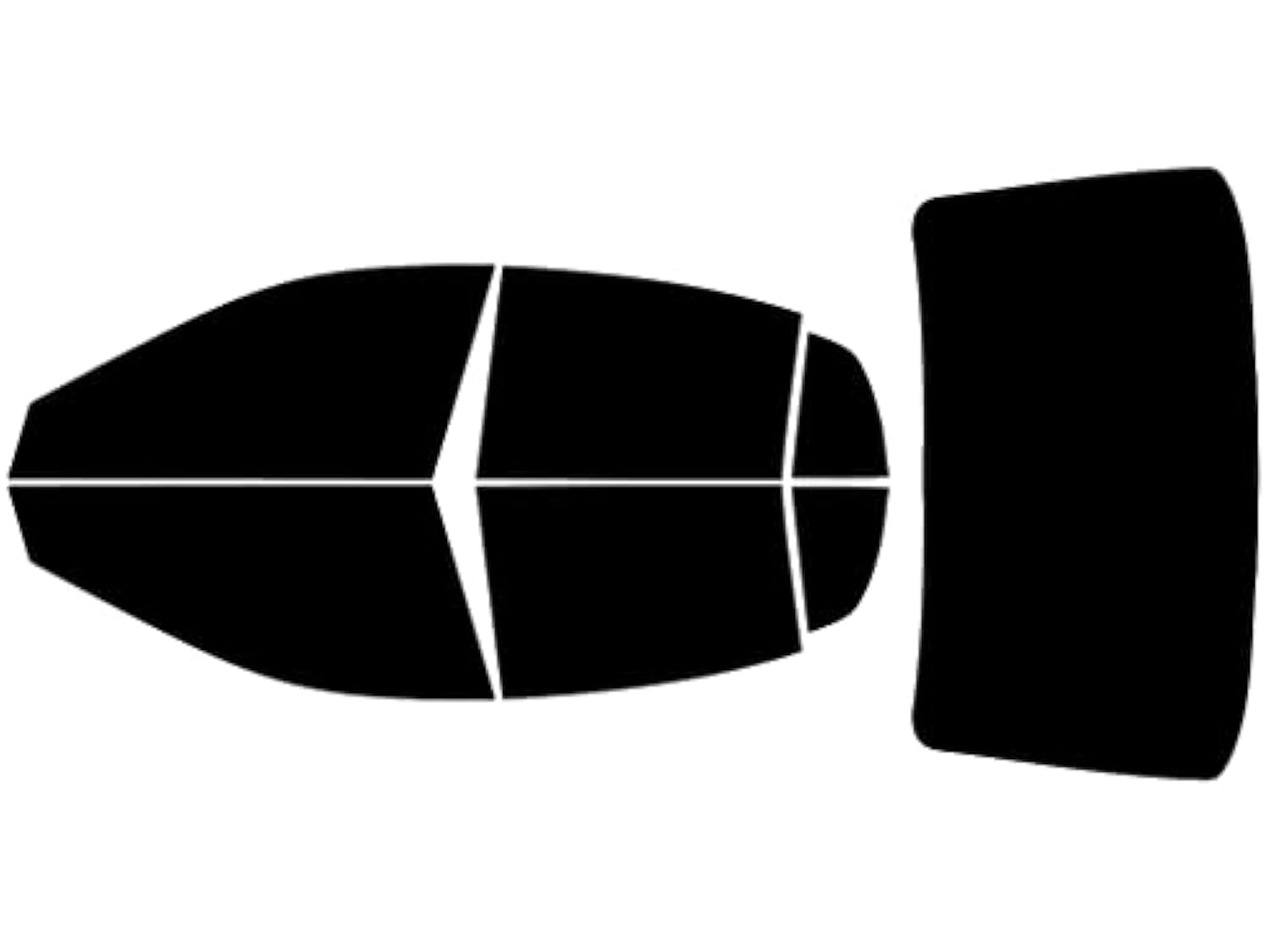 Rvinyl Window Tint Kit Compatible with Acura Tl 2004-2008 - Complete Precut Kit - 5%