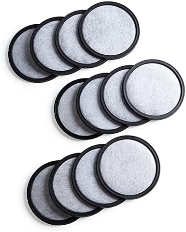 12-Pack Activated Carton Water Filter Discs Charcoal Water Filter Cartridge Compatible with M R Coffee Machines Water Filtration