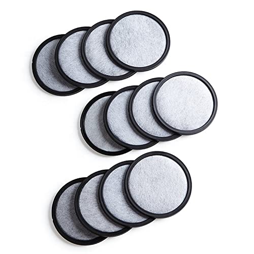 12-Pack Activated Carton Water Filter Discs Charcoal Water Filter Cartridge Compatible with M R Coffee Machines Water Filtration