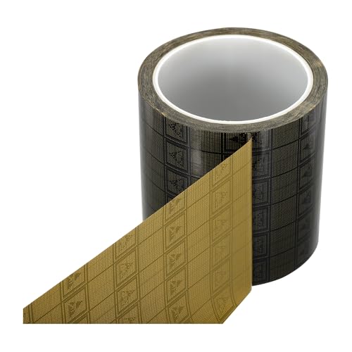 PATIKIL Antistatic Tape, 2.36 Mil Thick, 3-15/16 Inch x 39 Yards Conductive Adhesive Grid ESD Tape for Circuit Board Laptop Mobile Phone Communication Electronics Parts, Black/Yellow