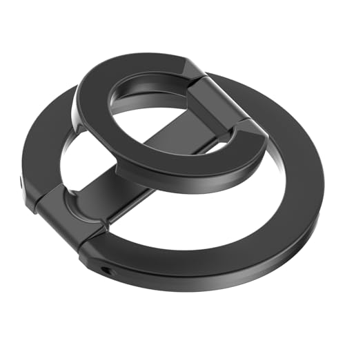 Supporto magnetico per anello telefonico - per cellulare con impugnatura girevole a 360 gradi manico per telefono rimovibile in metallo - per per