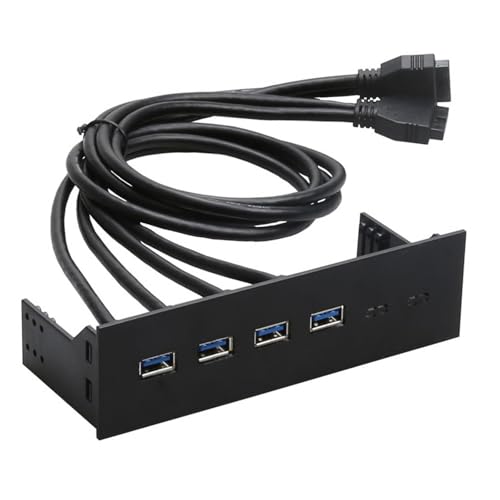 Adaptador de panel frontal USB 3.0 que multiplica la velocidad de transferencia