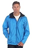 Gioberti Men's Waterproof Rain Jacket, Turquoise, M