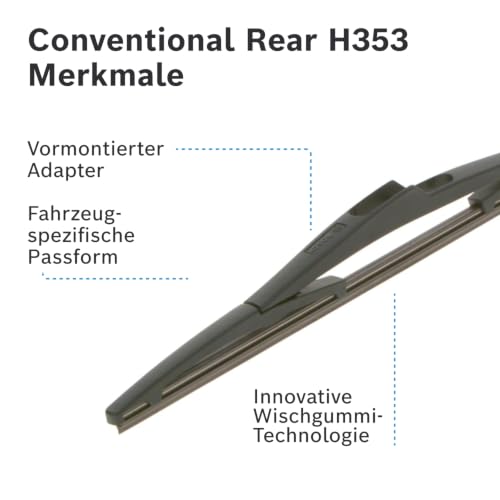 Bosch Scheibenwischer Rear H353, Länge: 350mm – Scheibenwischer für – Ansicht 6