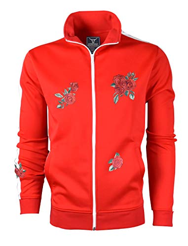 Image of SCREENSHOT-TRACK JACKET Mens Urban Hip Hop Premium Track Jacket - Slim Fit Side Taping Sportswear Urbanwear Streetwear Top