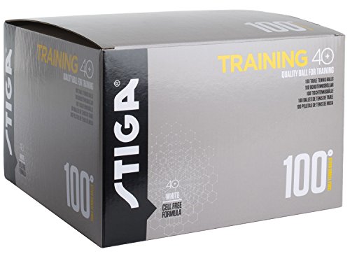 Stiga 1110271010 Table Tennis Training Balls, 40+, 100 Pieces #TOP1