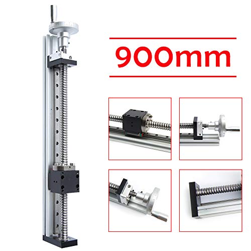 Nenchengli Manual Linear Actuator Sliding Table Linear Guide Sliding Table Linear Stage Actuator Cross Slide Table Linear Slide Guide Rails Ball Screw Guide Sliding Table W/Handwheel thumb #7