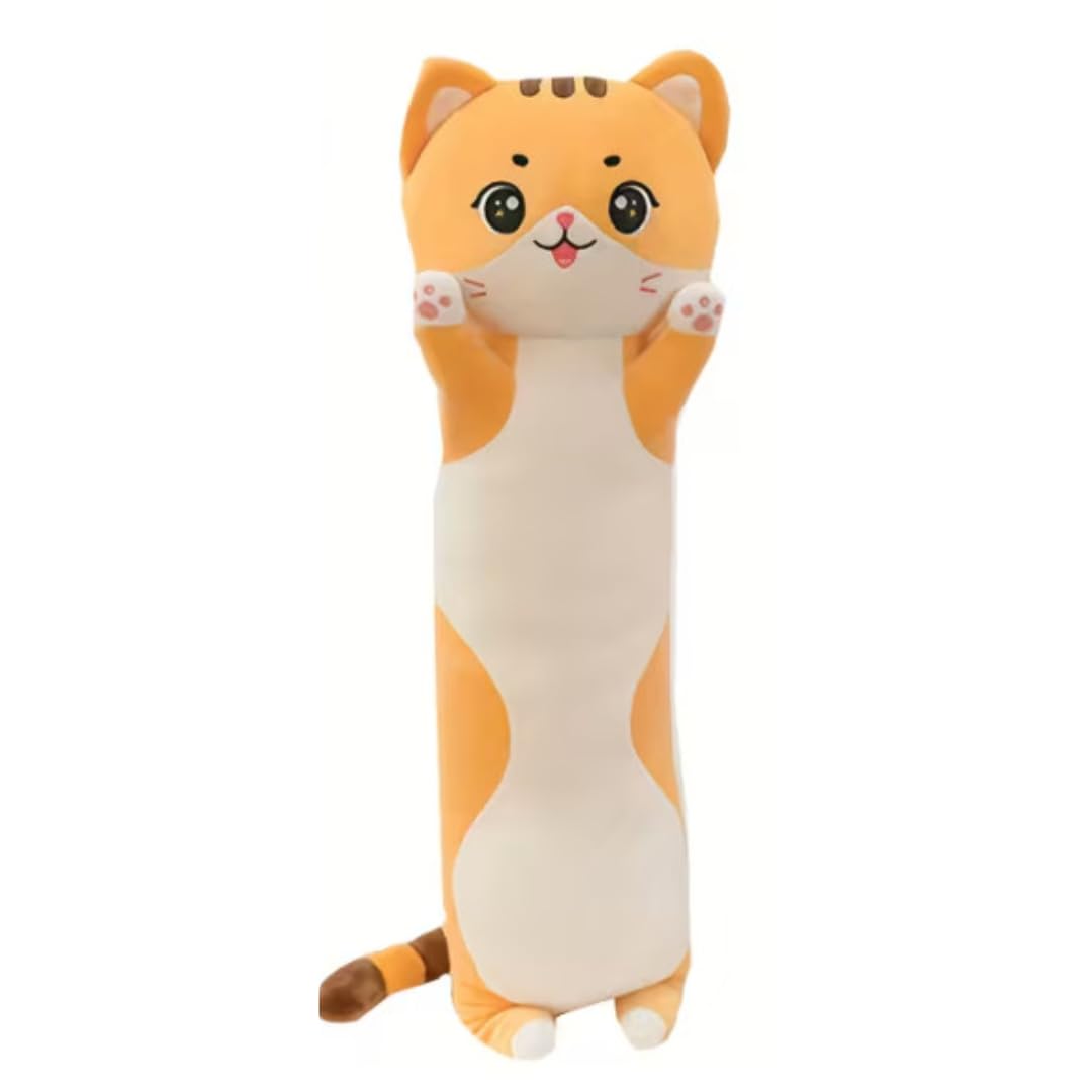Delightful Long Cat Plush Toy Pillow Soft Cushion for Bedroom Lounge and Gifts-image-21