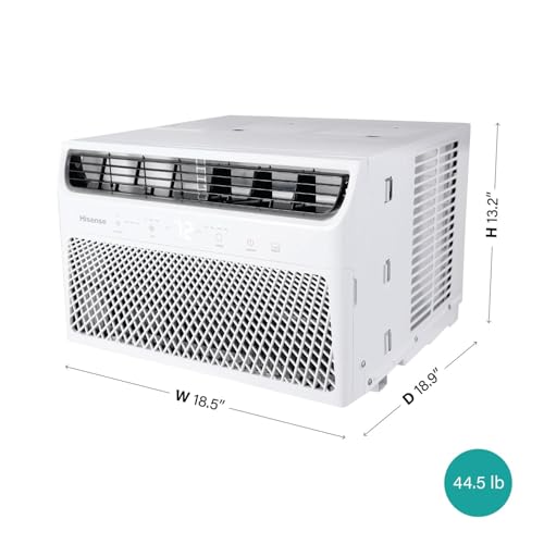 Hisense 8,000 BTU Inverter Window Air Conditioner with Remote, 350 Sq. Ft. by Hisense - Used condition - Image 8