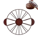 Marcador Redondo De Porciones De Pastel De Doble Cara De 10/12 Piezas, Herramienta Para Hornear Divisor De Pasteles, Marcador De Pasteles Redondo, Cortador De Rebanadas Y Pasteles(rojo)