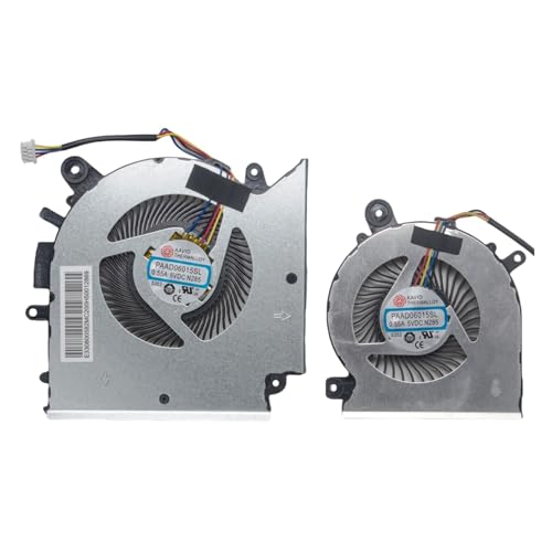 Ventola Di Raffreddamento CPU+GPU Sostitutiva For Laptop, Compatibile Con MSI, Compatibile Con Katana, Ventola Serie GF76 Pulse GL76 MS-17L1 GF66 11UC Pulse GL66 11UEK MS-1581(CPU and GPU)