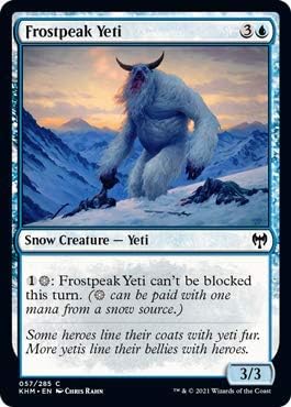 Magic: The Gathering - Frostpeak Yeti - Foil - Kaldheim
