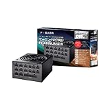 玄人志向 電源ユニット 1200W ATX 電源 80 PLUS プラチナ PC電源 フルプラグイン セミファンレス KRPW-PA1200W/92+