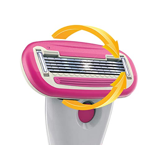 Amazon-Marke: Solimo 5-Klingen-Damenrasierer mit 3-in-1-Trimmer und 4 Ersatzklingen - Image 5