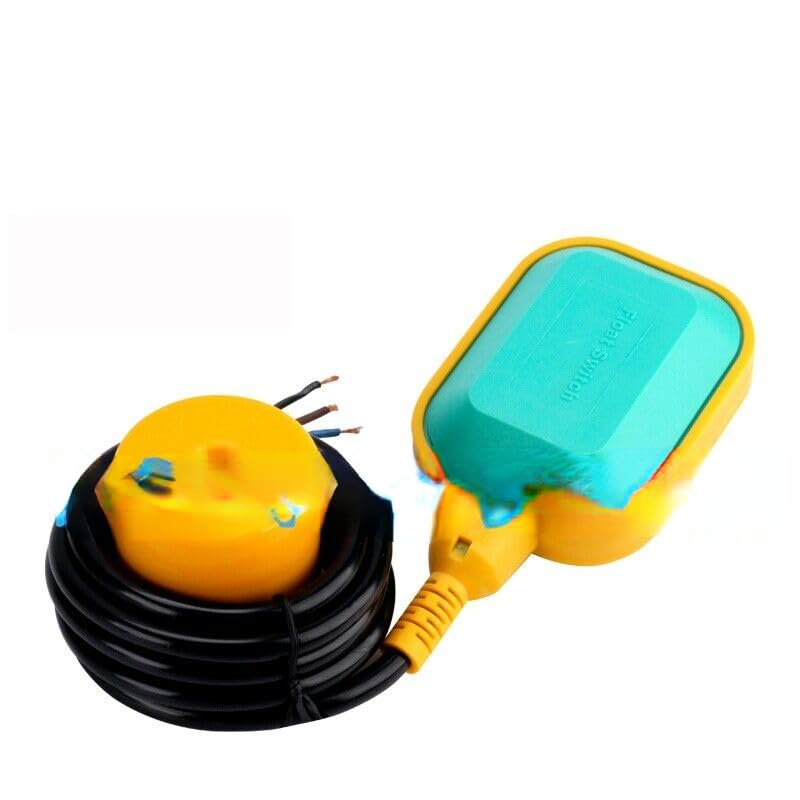 Interruptor de flotador del controlador de nivel de agua EM15-N - Interruptor de nivel de bombeo doméstico de 2 m for gestión automática del agua, 1 unidad