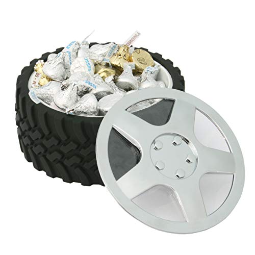 Wrenchware – Knobby Tread Rubberized Tire Bowl The Perfect Gifts For Men Who Have Everything. Great Motorhead Gifts, Nascar Gift Ideas And Makes A Fun Office Candy Dish, Popcorn Bowl, And Ice Cream Bowl. Great Gift For A Man Cave Or Workshop. #TOP5