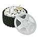 Wrenchware Knobby Tread Rubberized Tire Candy Dish, Popcorn and Ice Cream Bowl for Motor Enthusiasts, Office, Man Cave, Workshop, Home and Outdoor Use