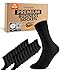 10 Paar Socken Herren Damen 39-42 Schwarz Baumwolle Business Socken Atmungsaktive Herrensocken Damensocken (Schwarz 39-42)