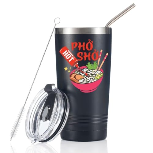 Onebttl Pho Gifts for Men Women, Pho Lovers, Vietnamese, Coworkers - Pho Sho - Stainless Steel 20Oz...