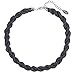 Bocar Fashion Seed Beads Statement Collar Necklace for Women (NK-10408) (Deep grey)