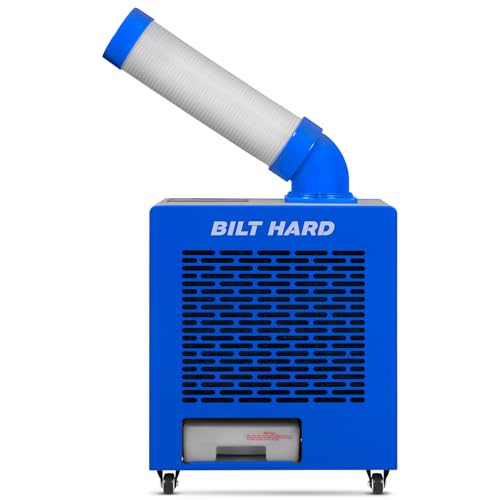 BILT HARD 6,800 BTU Industrial Spot Cooler Air Conditioner, 115V Portable Air Conditioner with Water Tank, Mobile Outdoor Indoor Cooling Unit for Factory and Warehouse