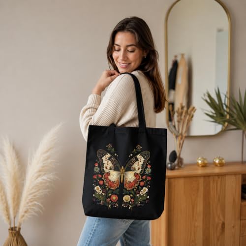 Image of Kaigan Premium Tote Bag Printed Designed Canvas Tote Bags For Women, Ecofriendly Cotton Canvas Bag for Girls Tote bag For Shopping, College, Travel, Handbag For Unisex