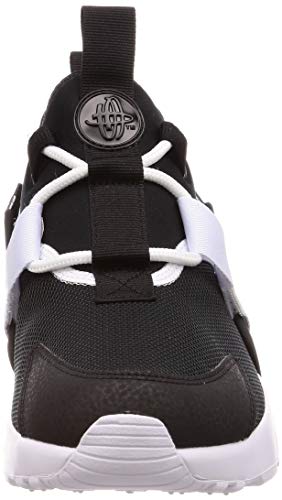 Nike Women's Air Huarache City Low Black/Black/White Running Shoe 6 Women US2
