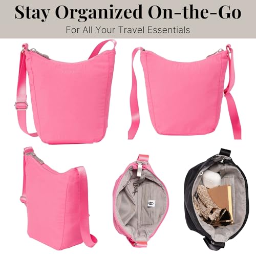Image of Baggallini Swift Mini Crossbody Bag for Women - 4.5x7 Small Travel Purse with Crossbody Strap and RFID