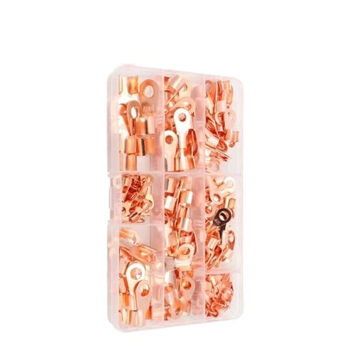 Cosses en cuivre OT et bornes à sertir pour câble électrique en coffret de 140 pièces