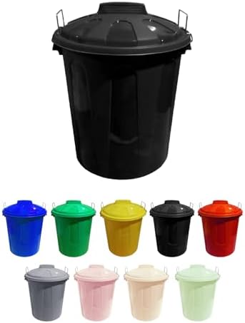Jardin202 - Plastic Waste Bin with Lid | Storage and Recycling Bi...