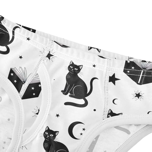 ODAWA Black Cats Soft Cotton Toddler Underwear Tagless 2T Boys Underwear4