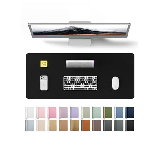 YSAGi PU Leather Large Desk Protector