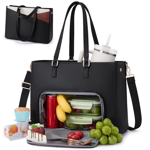 LOVEVOOK Lunch Tote Bag for Women, 3 in 1 Work