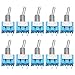 Waziaqoc 10PCS Mini Toggle Switch, SPST 2 Pin 2 Position ON/Off Small MiniatureToggle Switch 6A 125V
