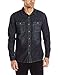 Levi's Men's Standard Work Shirt Denim, Boulder, Large