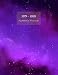 Produktbild 2019-2020 Academic planner: Aug 2019 - Sep 2020. Weekly planner. Sunday start week. With gratitude journal. Habit, mood/weather, water intake ... (Large). (Night sky abstract purple cover).
