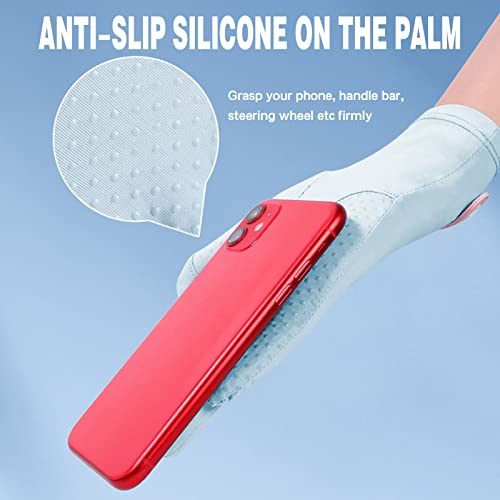 Luvas Femininas,KKcare Luvas de protetor solar feminina respirável antiderrapante anti-uv macio elás