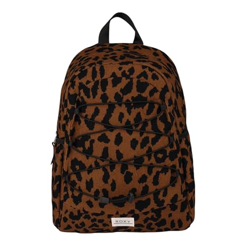 Roxy Urban Party バックパック | 旅行 | バケーション | 17インチ ノートパソコンスリーブ | サイドボトルポケット | 容量15.5L | パッド入りストラップ, ウッドスモーク, One Size