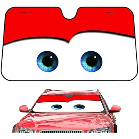 Cartoon Car Sunshade with Suction Cups Cover