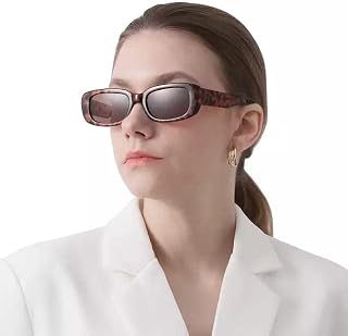 Eymen I® Rectangle Sunglasses Womens and Men Trendy 90s Cool Retro Square TAC Polarized Lenses UV Protection Glasses Skin Price In India