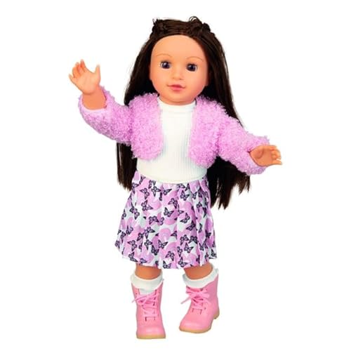 Besttoy - Stehpuppe - brünett - ca. 45 cm