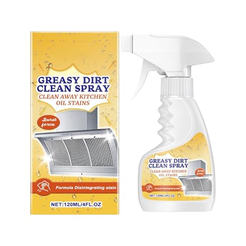Limpiador de espuma multiusos - Limpiador de espuma en aerosol | Desengrasante de los aerosoles de cocina para manchas de aceite | D-E Kleasur y aceites pesados para la cocina | Quitamanchas Ho