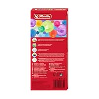 Herlitz Schulmalfarben bzw. Deckfarbkasten, 12 Farben inklusive Deckweiß – Ansicht 3