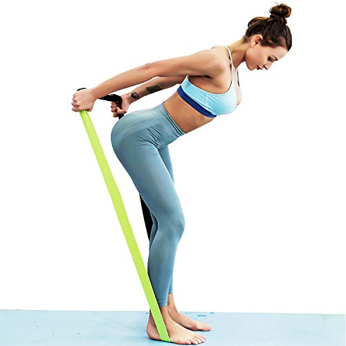 Andoer Conjunto de faixa de resistência de porta Faixa de treinamento de força Faixas elásticas de t