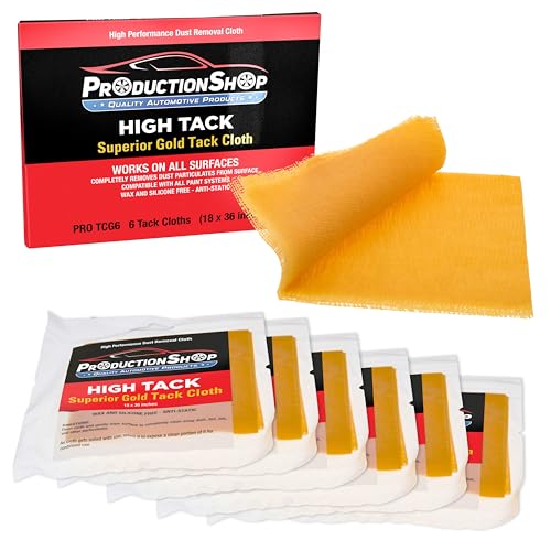 Productionshop - high tack superior gold tack cloths, box of on a white background.