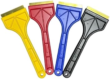 Zeluga 25-555-Combo Brass Blade Ice Scraper Scratch-Free, Rustproof, Heavy-Duty Ice Remover Tool, Combo