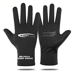 Summer Cool Sun Protection Cycling Gloves Adults Teens Lightweight Ice Silk Non-Slip Skate Driving Gloves Mitts