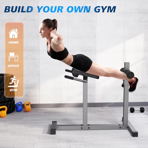 Marcy Adjustable Hyperextension Roman Chair / Exercise Hyper Bench JD-3.1 Dark grey by MARCY - Image 3